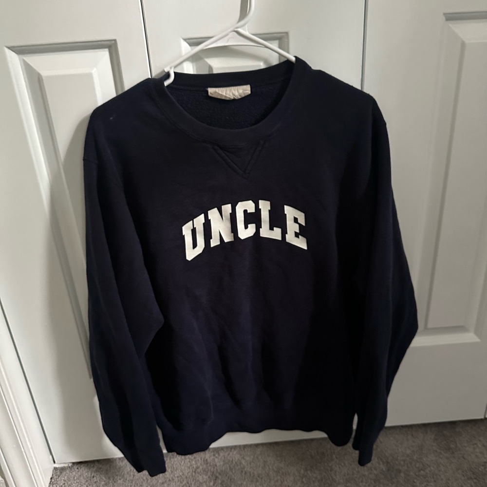 Uncle Studios Oversized Navy Sweatshirt